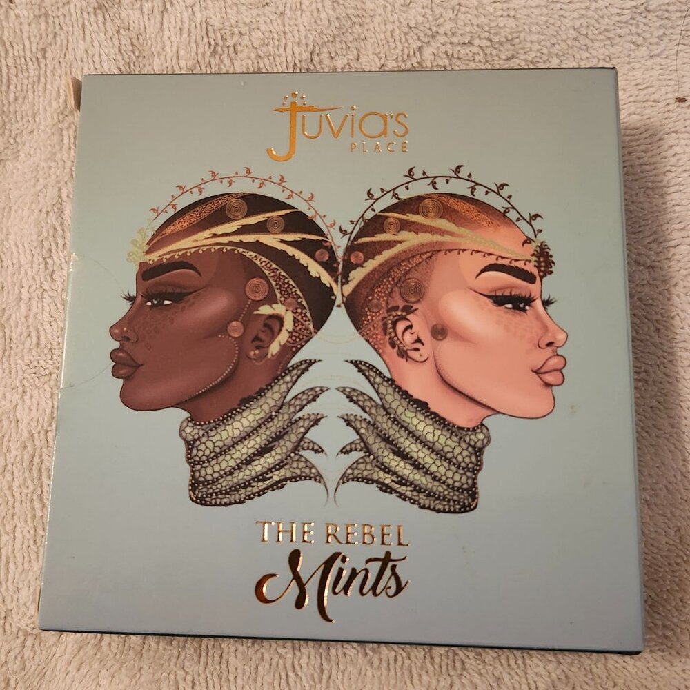 NIB Juvia's Place The Rebel Mints 4 Pan Eyeshadow Palette